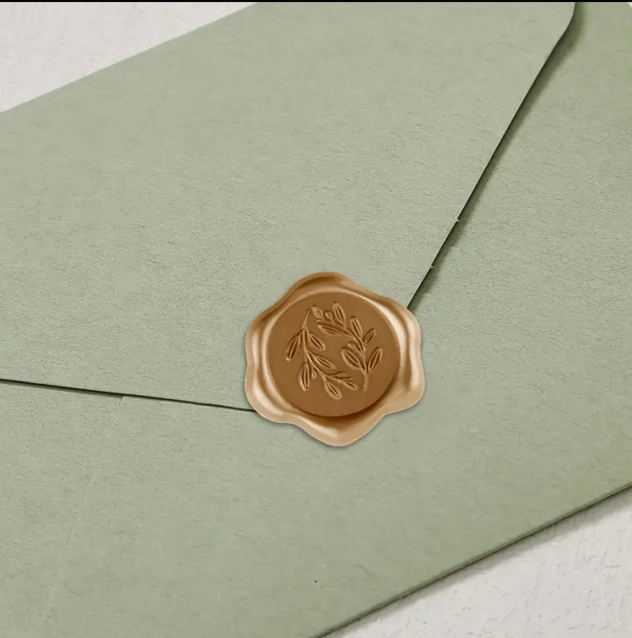 Antique Gold Leaf Ready Made Wax Seals 10pc