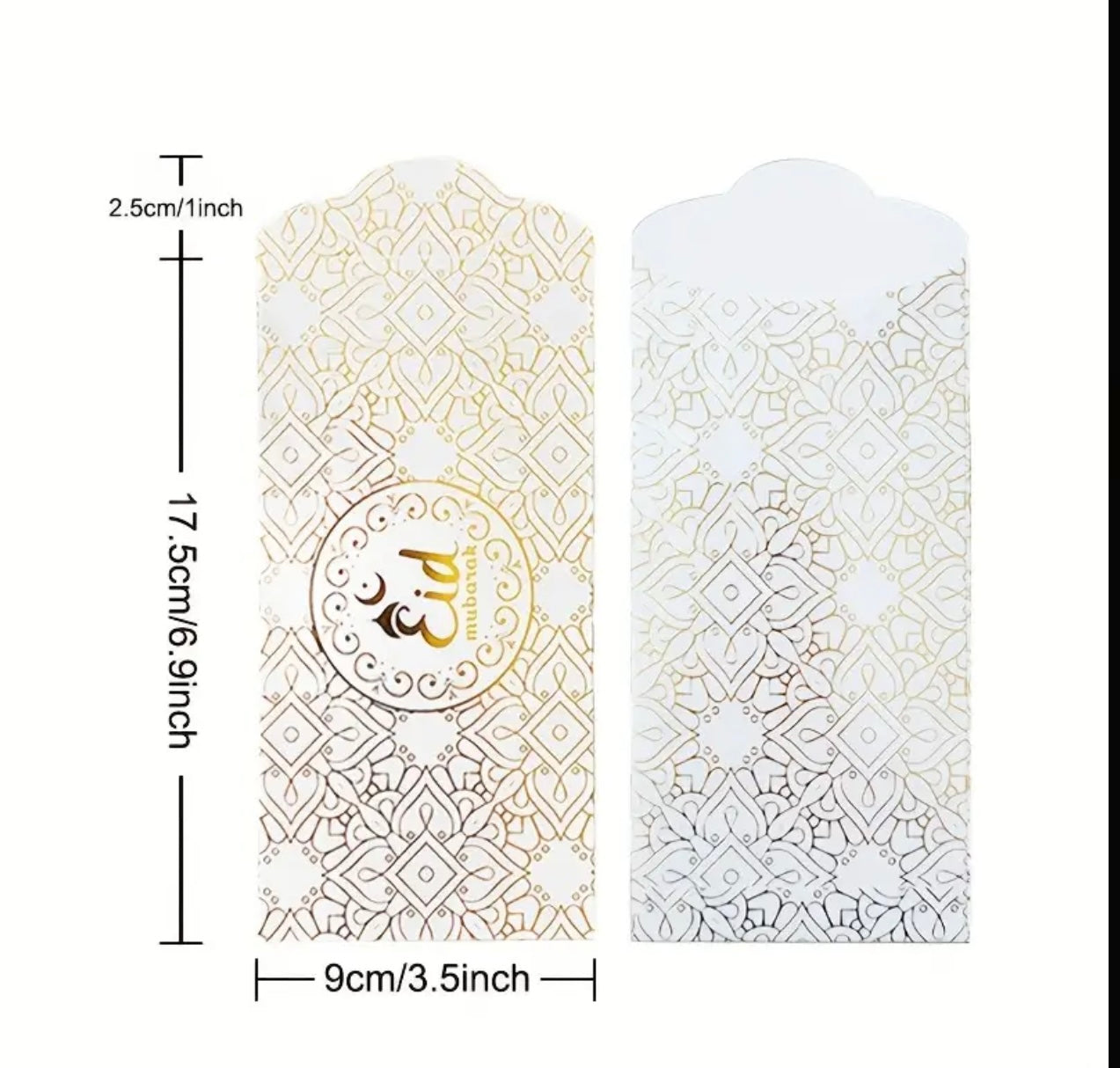 Eid Mubarak Envelopes(16pc )