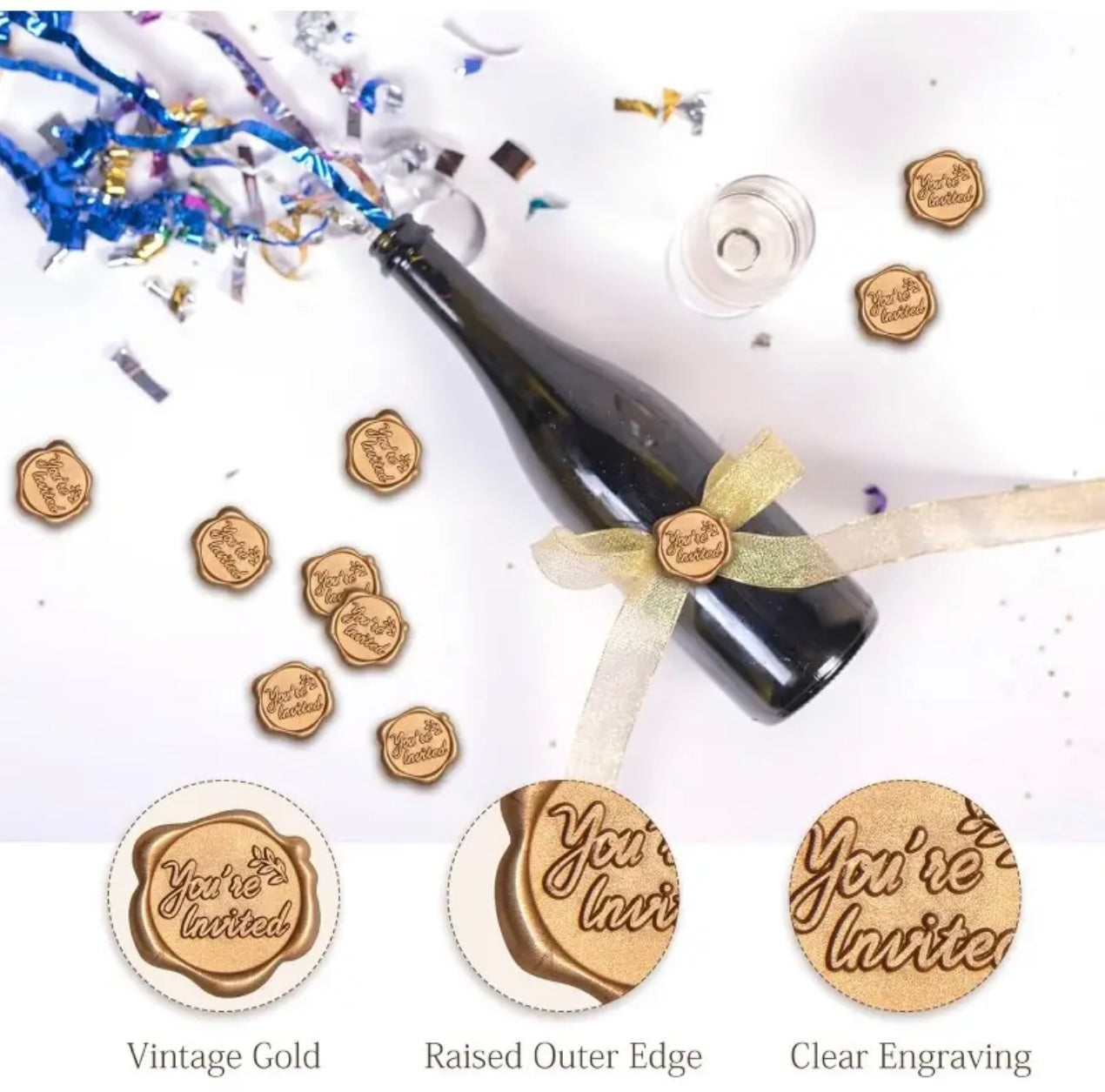 You’re invited Ready Made Wax Seals (10)