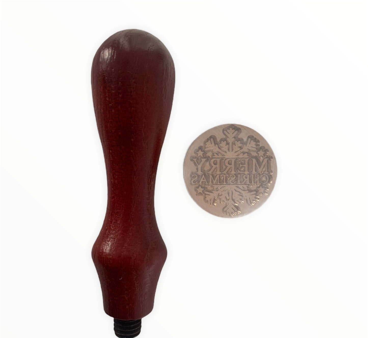 Merry Christmas Snowflake Wax Seal Stamp