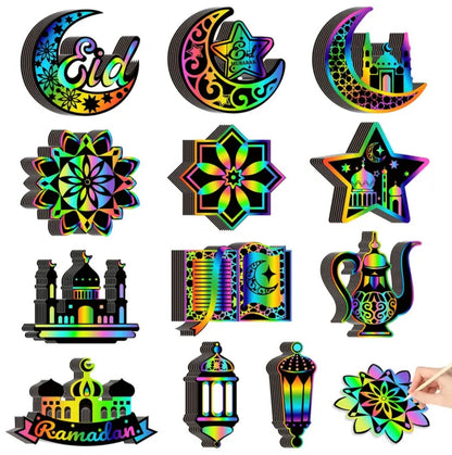 Rainbow scratch cards(48)