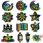 Rainbow scratch cards(48)