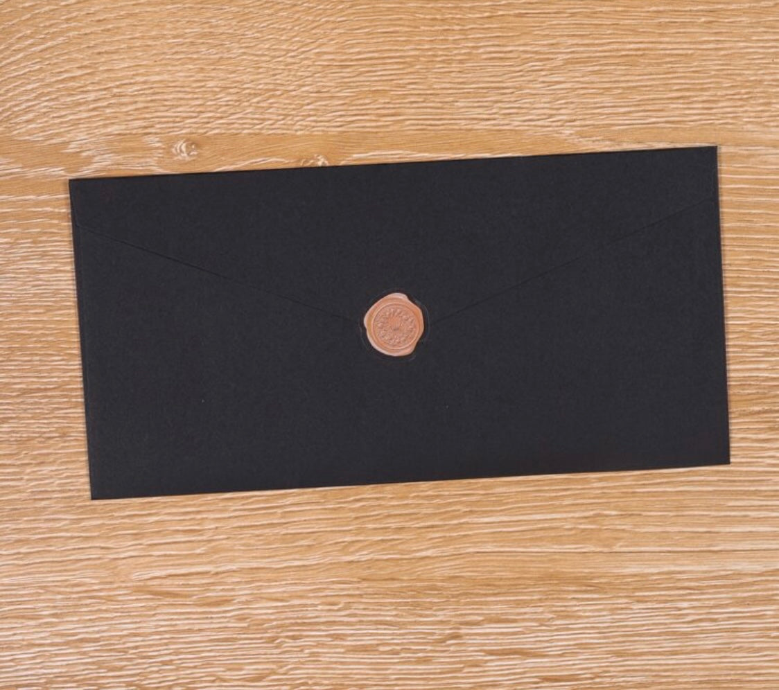 Rectangle Black envelope(10)