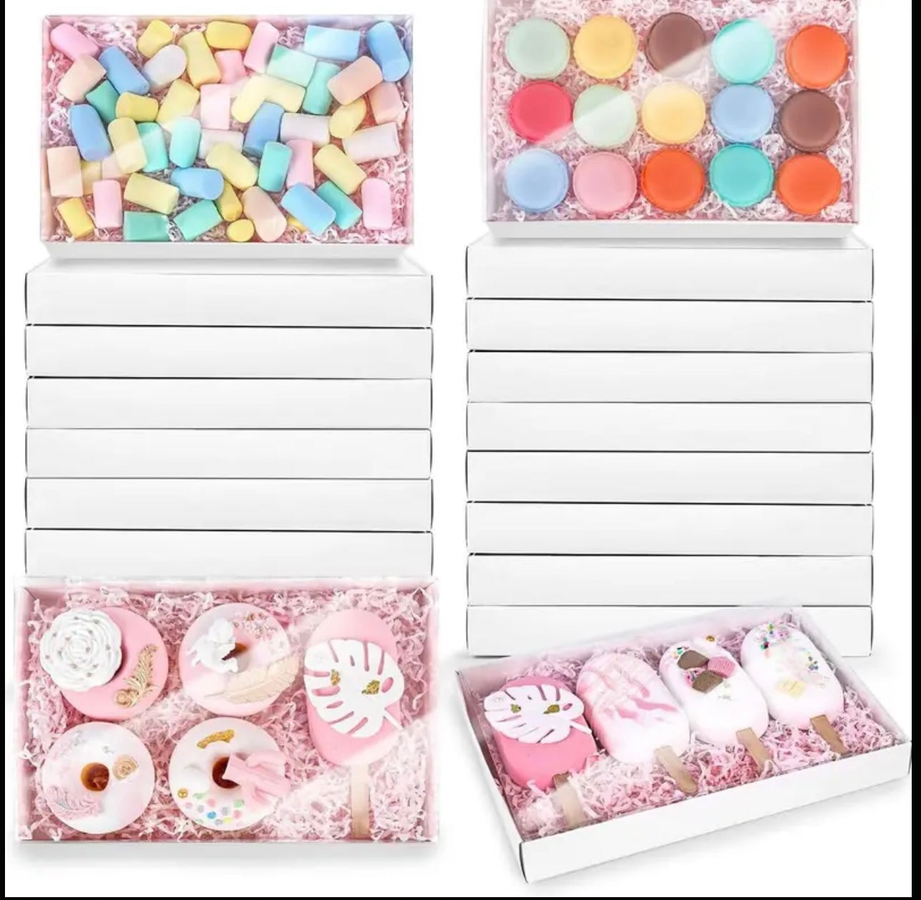 White Cookie Boxes(10)