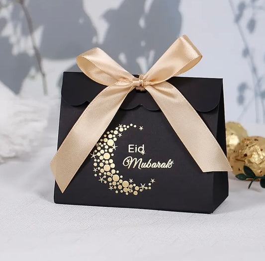 Eid Mubarak Cresent Gold Foiled Boxes (10)