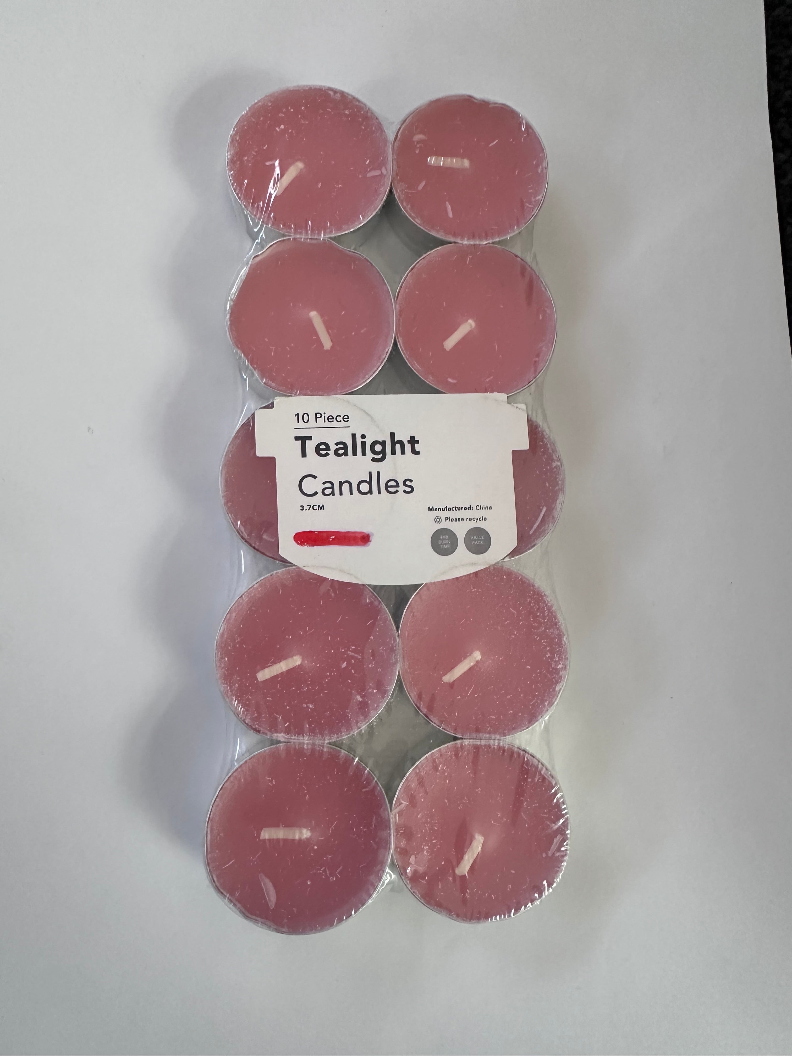 Pink Tealight candles(10)