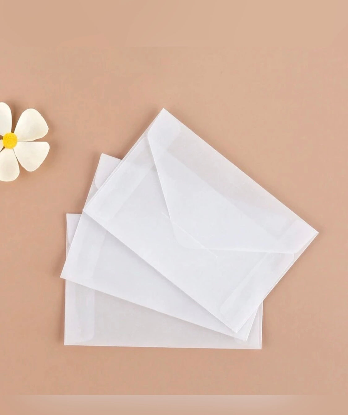 Mini Translucent Vellum Envelopes(50)