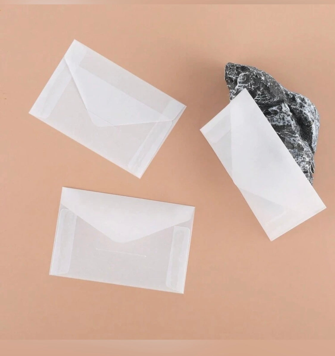 Translucent Envelope Design Mini Translucent Vellum Envelopes(50)