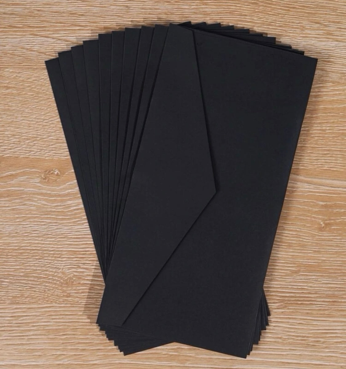 Rectangle Black envelope(10)