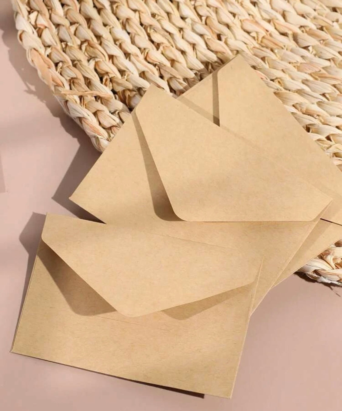 Mini Brown Craft Envelopes(50)