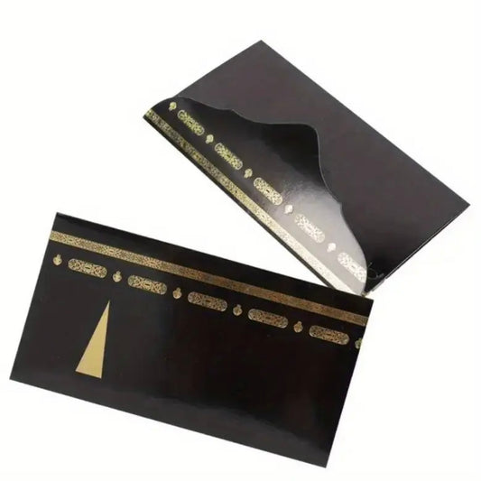 Kaaba Black Foiled Envelopes(10)