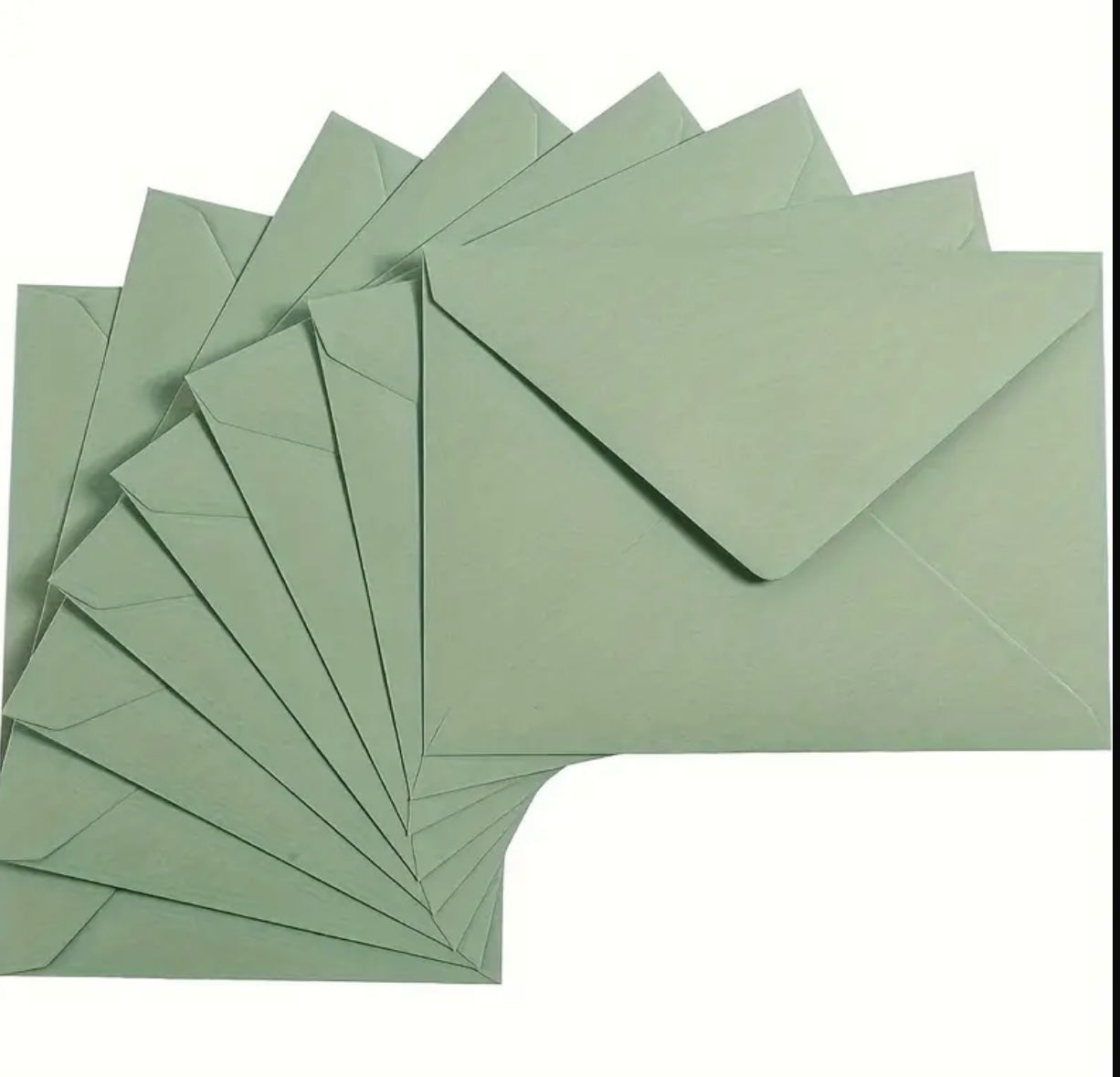 Sage Green Envelopes(50)