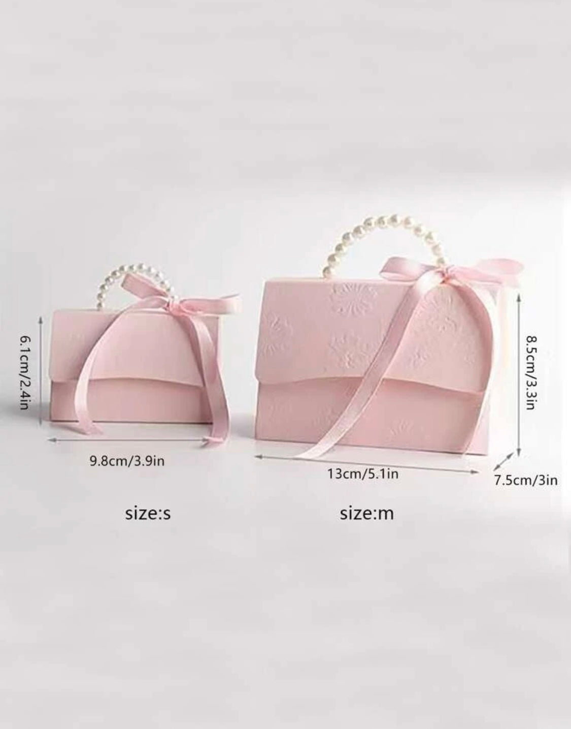 Handbag Box with Pearl handle (2)