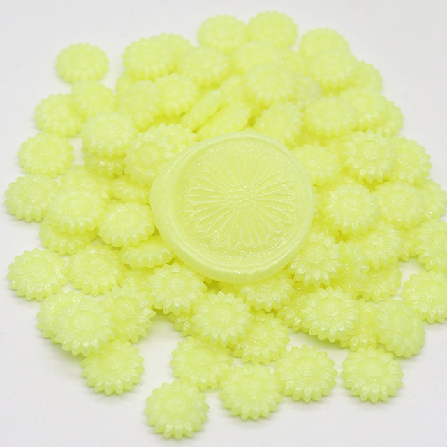 Packet of 200 Sunflower Shaped Wax Seal Beads