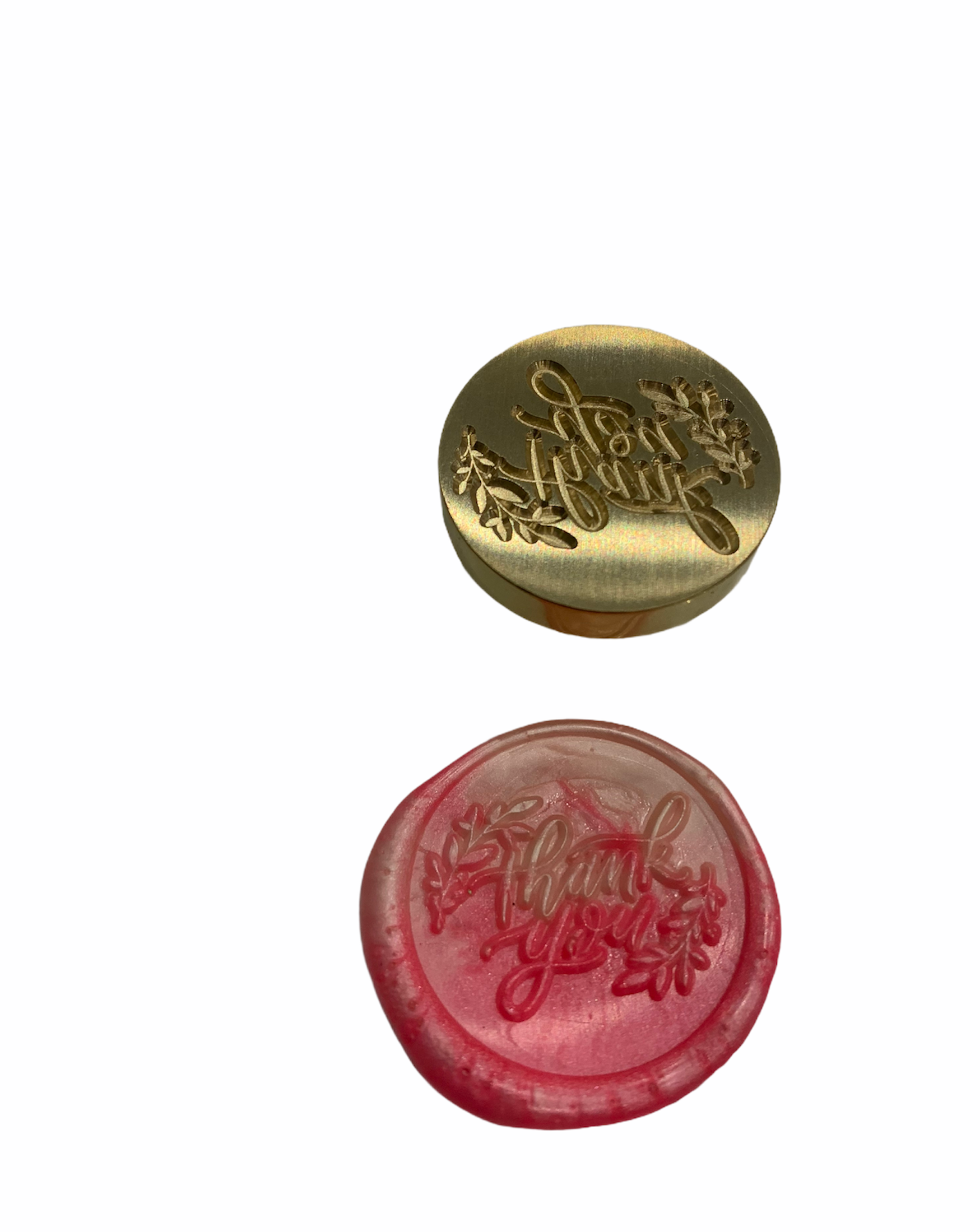 Thank You Leaf Wax Seal Stamp