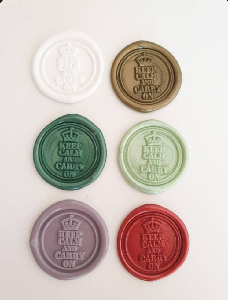 Keep Calm & Carry On Wax Seal Stamp