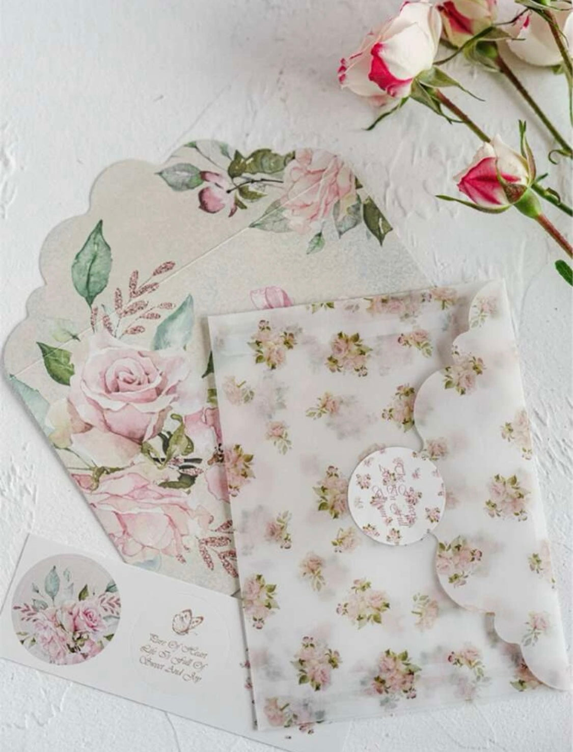 Floral envelope(2)