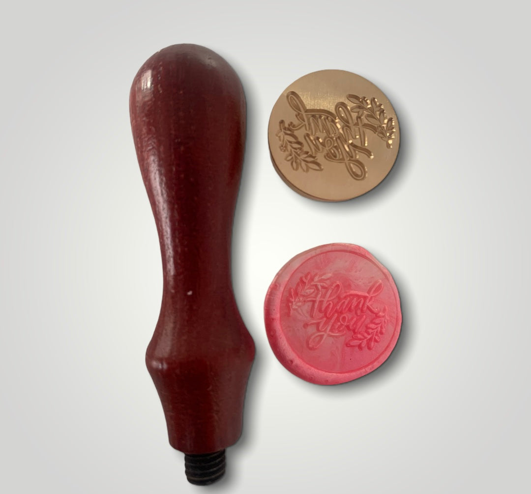 Thank You Leaf Wax Seal Stamp