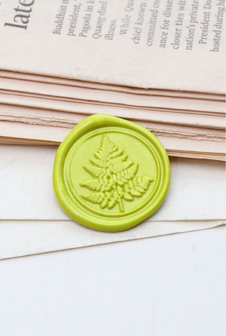 Fern Leaf Wax Seal Stamp