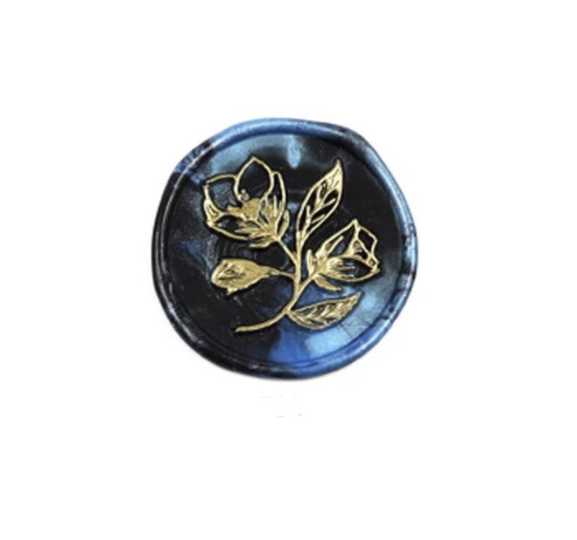 Fine Flower Plant Wax Seal Stamp