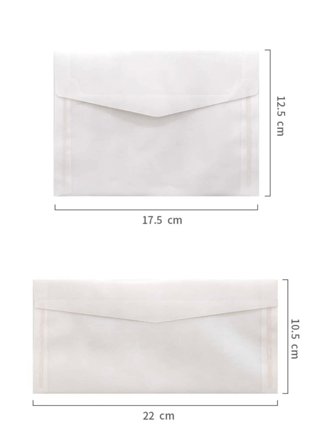 Vellum envelopes(8)