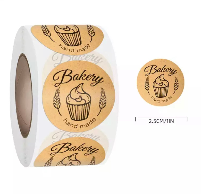 Bakery - Handmade (500) stickers