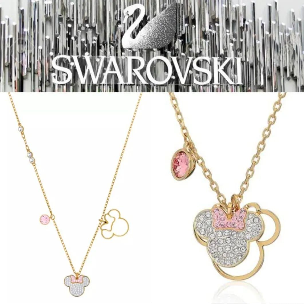 Minnie mouse sale necklace swarovski