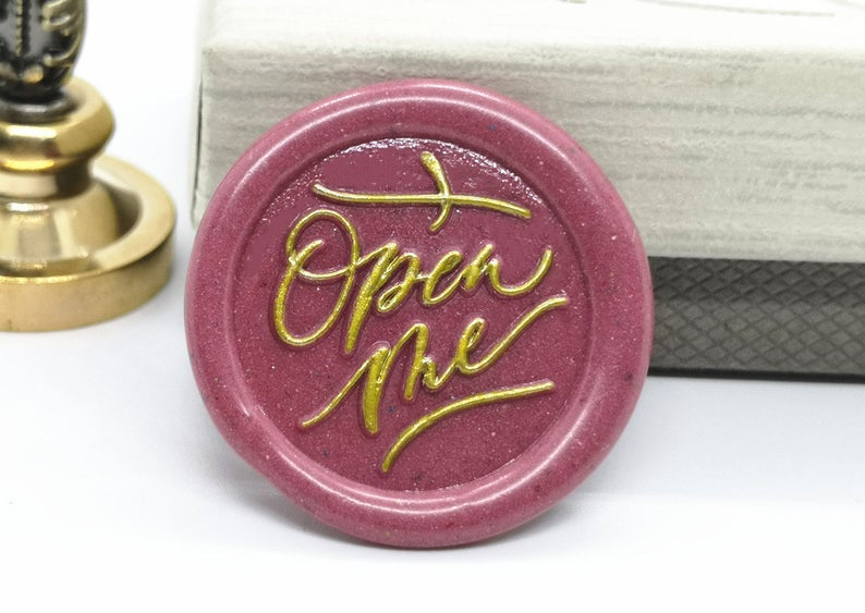 Open Me Wax Seal Stamp