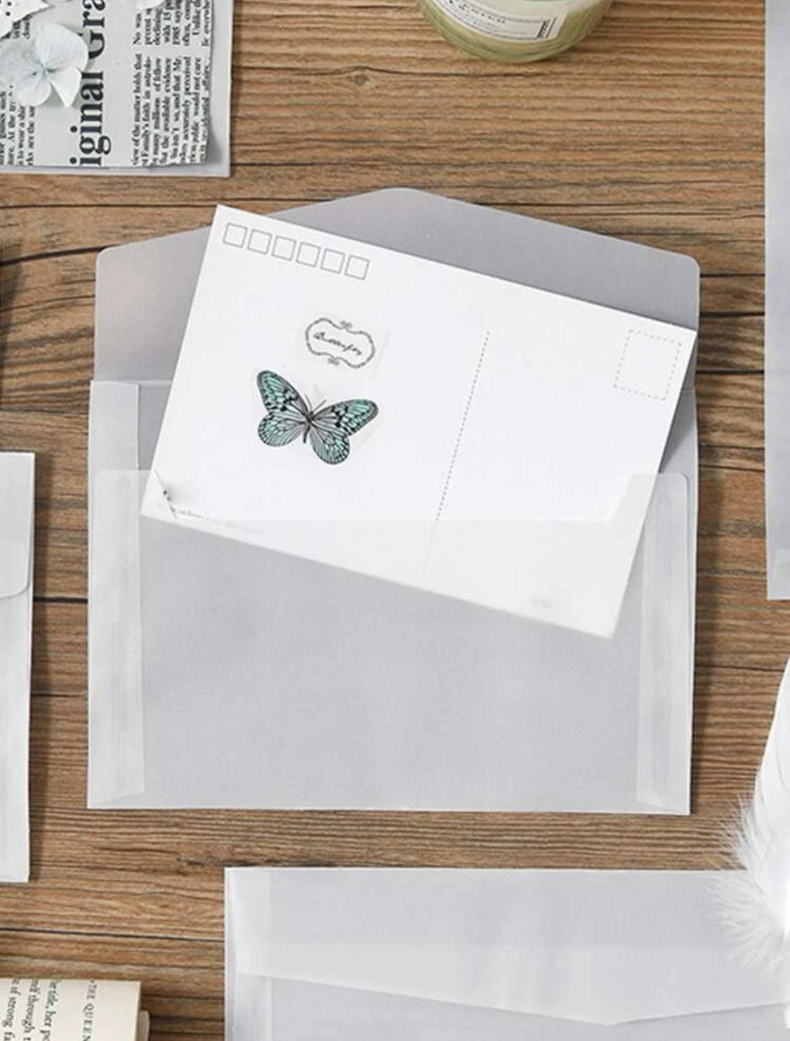 Plain Vellum Envelopes(10)